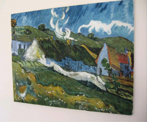 miniatura V.Van Gogh'a ''wieś''
( Olej - płótno 30x40
1996 )
(cena 80 + wysyłka)