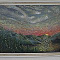 Zachód słońca w górach
(Akryl na tekturze 50x65 cm
2007)
(cena 100 zł + wysyłka)