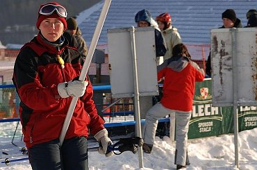 Na stoku w Niestachowie - Styczeń 2009 #portret #Agnieszka