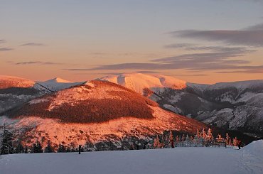 zachód w Czechach #góry #zachód