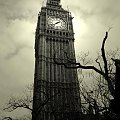 Mroczny Big Ben #Londyn #Budowle #ToCoLubię