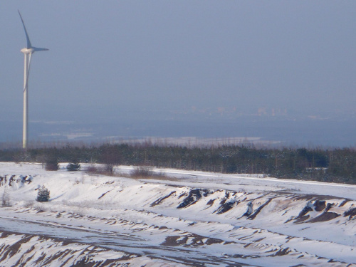 Bełchatów widziany z Góry Kamieńsk #GóraKamieńsk #Bełchatów #panorama