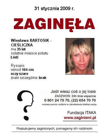#PLAKATZITAKA #zaginął #AkcjaPlakat #apel #pomóż #MissingPerson #Łódź #WiesławaBartosik #łódzkie