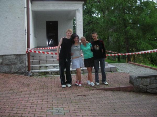 O lewej: Daniel, Ja, Justyś i Wojtek :)
