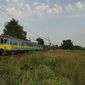 EN57-1421 jako skład do kędzierzyna Koźla po opuszczeniu Łabęd 19-07-2007 #PKP #kolej