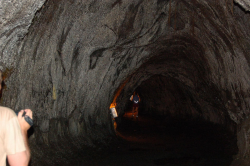 tunel w lawie, Lava Tube, Volcano NP, Big Island - Hawaje #usa #wycieczka