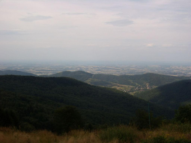 Widok z polany Beskid