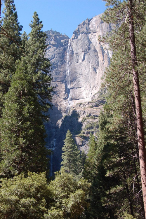 wodospady upper & lower fall, Yosemite NP - Kalifornia #usa #wycieczka