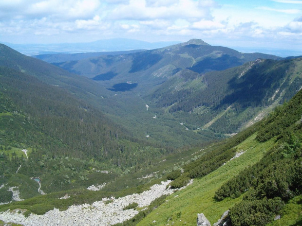 Dol. Rohacka z Osobitą i Babią Górą w tle #Tatry