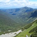 Dol. Rohacka z Osobitą i Babią Górą w tle #Tatry