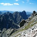 Mięguszowieckie z podejścia pod szczyt Rysów #Tatry