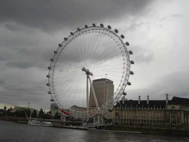 Jedno okrążenie trwa 30 min:) #LondonEye #Tamiza #Londyn