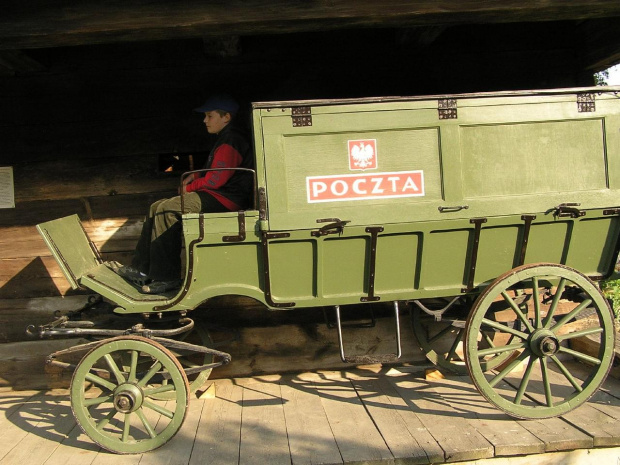 Skansen - Bartek na pocztylionie