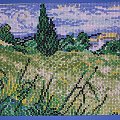 V.van Gogh "Łan pszenicy z cyprysem"
szer. 32cm
wys. 23cm