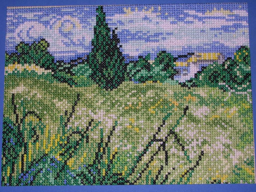 V.van Gogh "Łan pszenicy z cyprysem"
szer. 32cm
wys. 23cm