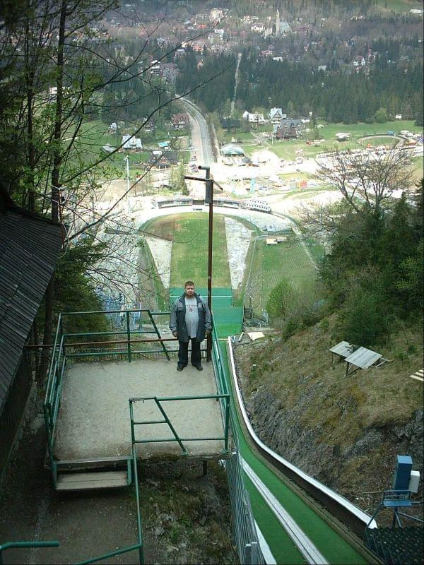 Widok z Wielkiej Krokwi na Zakopane