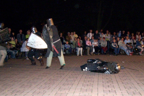 noc świętojańska - pokazy walk rycerskich #militaria #żołnierze #rycerze