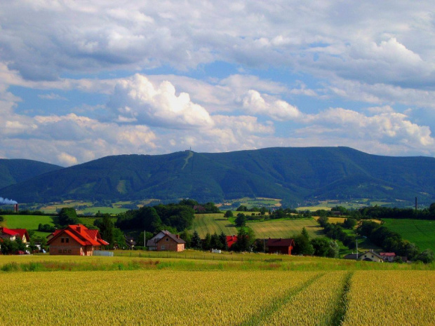 widok na Beskid Śl Cieszyn oś. ZOR