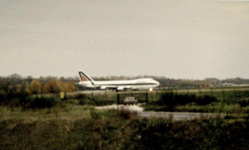Balice EPKK b747 Alitalia 19 10 1998 z górki2 #balice #samolot #epkk