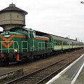 09.10.2007 SM42-716 odstawia wagony od pociągu osobowego z Gorzowa Wlkp.